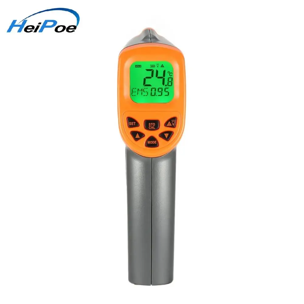 AT950 Digital Infrared Thermometer -32~950 C Non-Contact laser IR Temperature Gun Pyrometer teste Aquarium Emissivity Adjustable