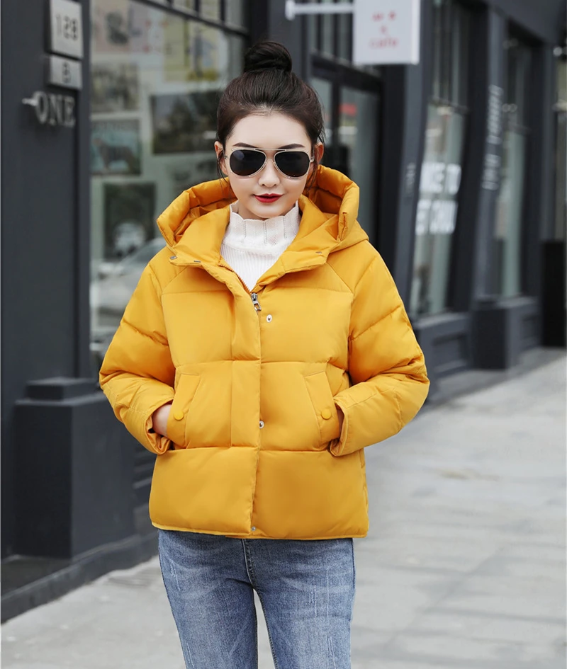 Зимняя женская куртка abrigos mujer invierno, верхняя одежда, короткая стеганая Женская парка с подкладкой, Женское пальто, jaqueta feminina