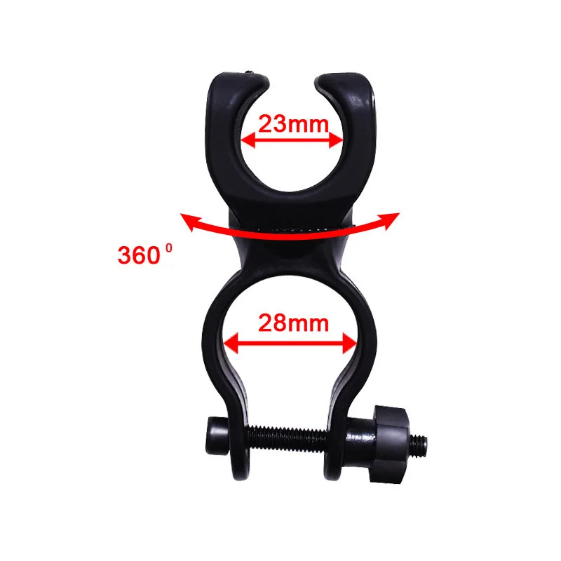 Cheap Bicycle light Holder Torch Clip Mount Bicycle Front Light Bracket Flashlight Holder 360 Rotation Bike Light Bike Accessories New 3