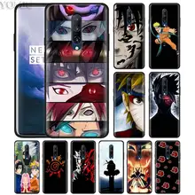 Anime Naruto Uzumaki Sasuke Phone Case for Oneplus 7 7Pro 6 6T Oneplus 7 Pro 6T Black Silicone Soft Case Cover