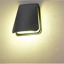 100-240Vac Европейский стиль отражающий IP54 светодиодный настенный светильник для фасада, виллы, крыльца, зала, E27 настенный светильник с бесплатным 9 Вт Светодиодный светильник-кукуруза