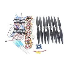 JMT Foldable Rack RC Helicopter Kit KK Connection Board+350KV Brushless Disk Motor+15×4.0 Propeller+40A ESC F05423-E
