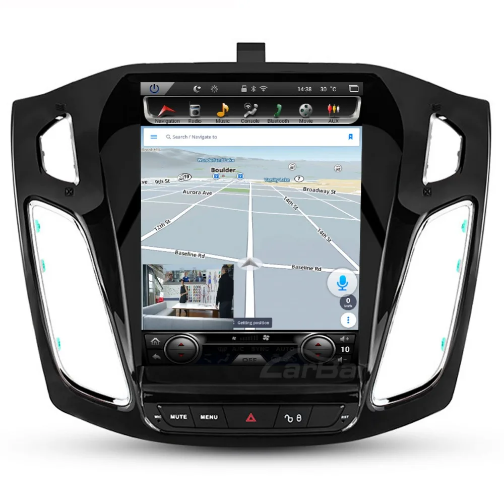 10," вертикальный экран 1024*768 Android автомобильный DVD gps навигатор радио плеер для Ford Focus 2012 2013 ram 2 Гб четырехъядерный