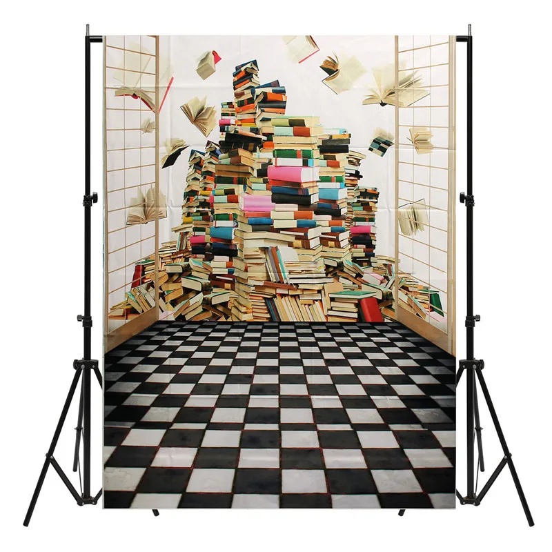

5 x7ft Vinyl Photography Background Book Scenery Photographic Backdrop for Studio Photo Props Cloth waterproof