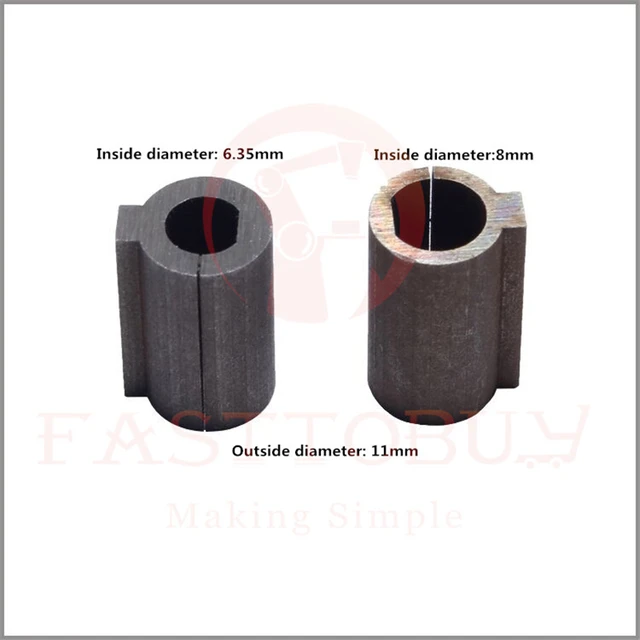 8mm video for adapter motor shaft shaft 1pc bore worm reducer 8/6.35mm 11mm gear stepper sleeve reducer to adapter