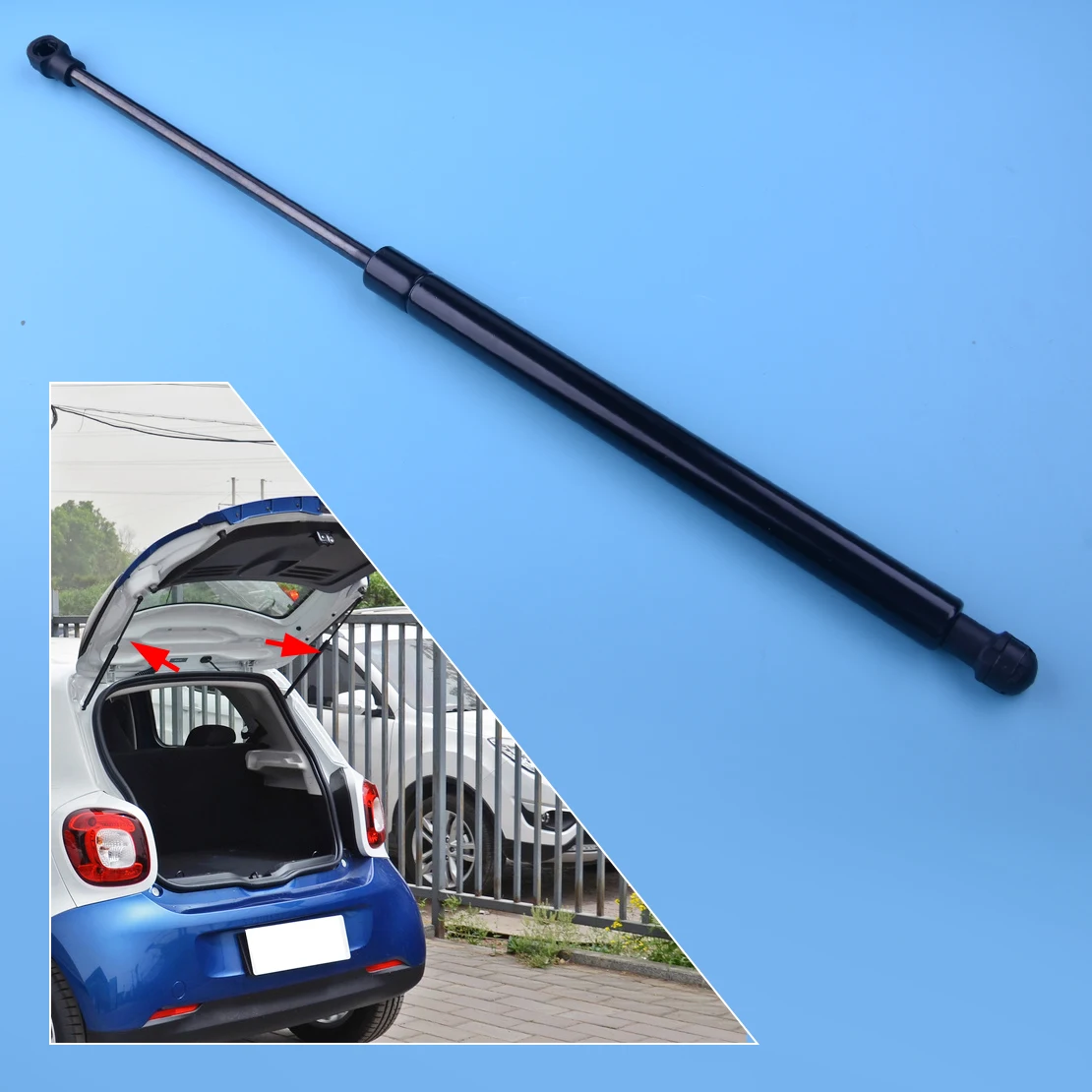 DWCX Автомобильный задний люк со стеклянным окном поддерживающий стойки