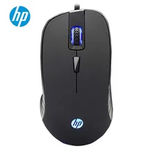 Hp G100 проводной оптический USB 2000 точек/дюйм, проводная мыши игровая мышь для ноутбука Компьютерные офисные светящиеся Мышь