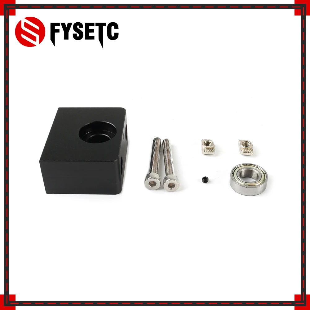 3D طابعة أجزاء الألومنيوم Z-محور Leadscrew أعلى جبل ل تورنادو Creality CR-10 اندر 3 اندر 3 برو المعادن z-قضيب تحمل حامل