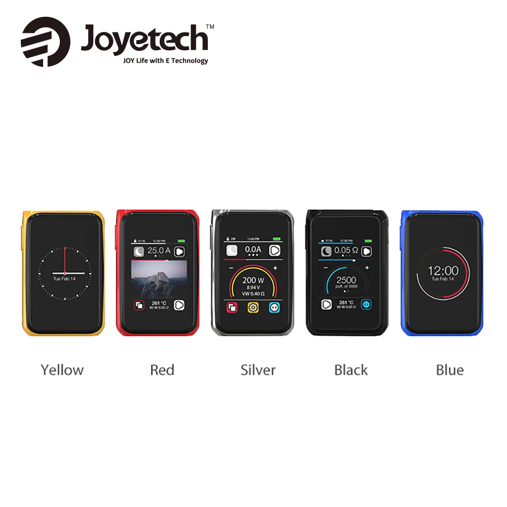 

Original 200W Joyetech CUBOID PRO Touch Screen TC MOD Big Responsive Color Touch Screen Max 200W No18650 Battery vs Luxe Mod