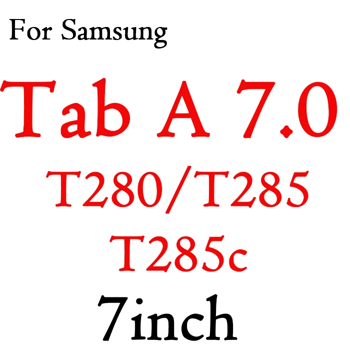 Закаленное стекло HD защитная пленка для экрана 9H 0,3 мм для samsung Galaxy Tab 2 3 4 S A E 8,4 7,0 8,0 A6 стеклянная серия для планшета - Цвет: T285