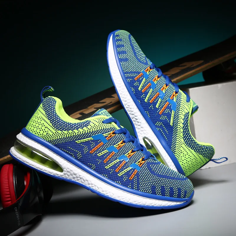 2019 men's fashion casual breathable sneakers air cushion running shoes