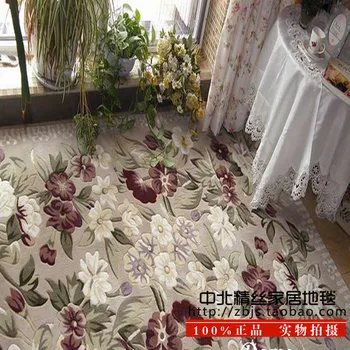 

Handmade scissors flower carpet fashion rustic carpet coffee table bedroom carpet bed blankets