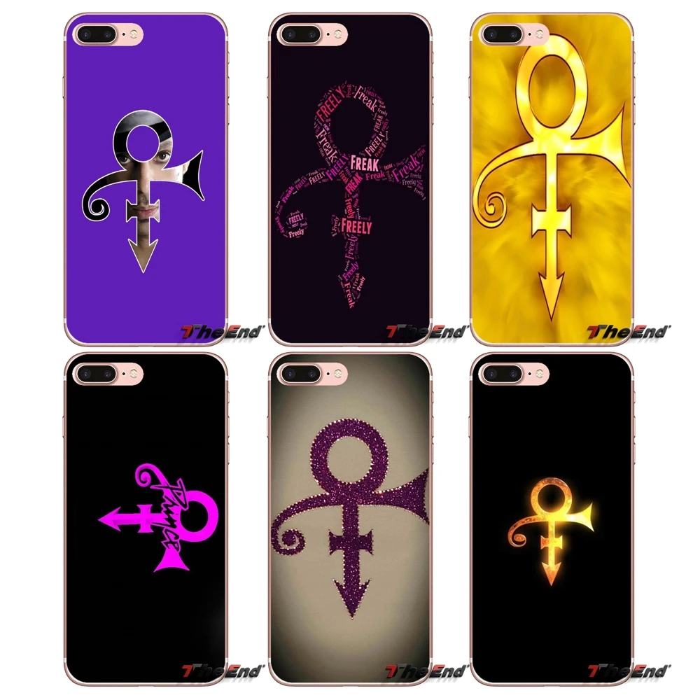 For iPhone X 4 4S 5 5S 5C SE 6 6S 7 8 Plus Samsung Galaxy J1 J3 J5 J7 A3 A5 2016 2017 Prince Rogers Nelson logo Soft TPU Case | Мобильные