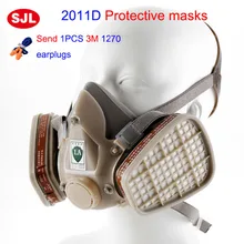 Высоко Качественный респиратор противогаз быть применимы 6001 фильтр распыления пестицидов промышленной безопасности gasmaske