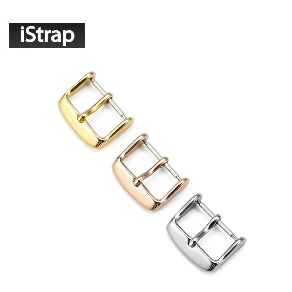 

10mm 12mm 14mm 16mm 18mm 20mm 22mm Stainless Steel Silver Rose gold Yellow gold Pin Buckle for Watchband Clasp Seiko Omega IWC