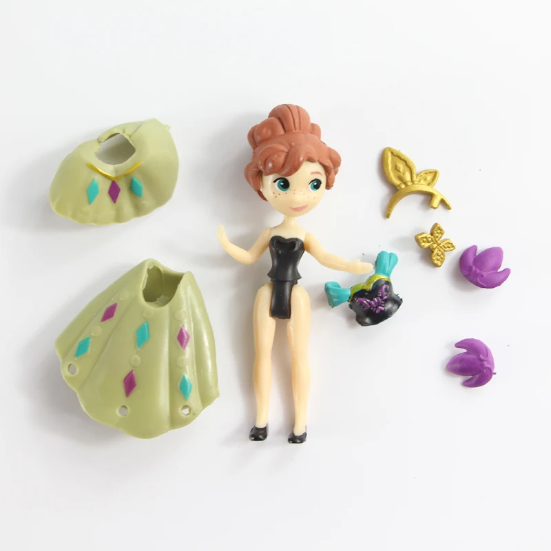 Замороженные 5 шт./компл. Kawaii сборка Эльза Анна Олаф Свен Кристофф фигурку