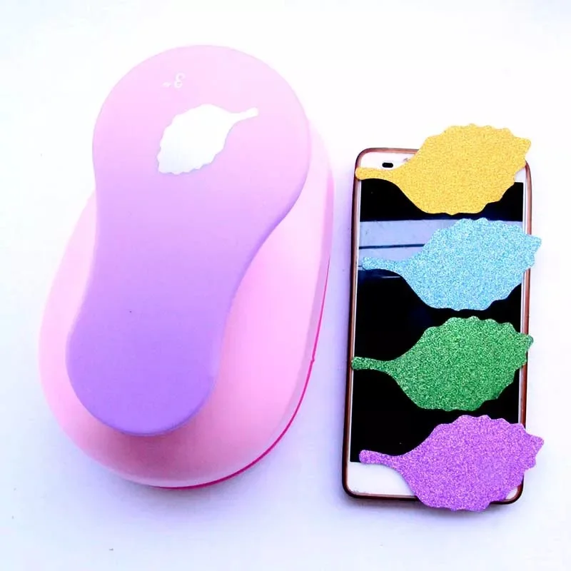 

free shipping 3" leaf eva foam punch scrapbooking handmade puncher paper craft punch hole punches paper cutter