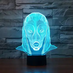Новый Фараон 3D огни красочный сенсорный светодио дный светодиодный визуальный свет подарок атмосфера настольная лампа
