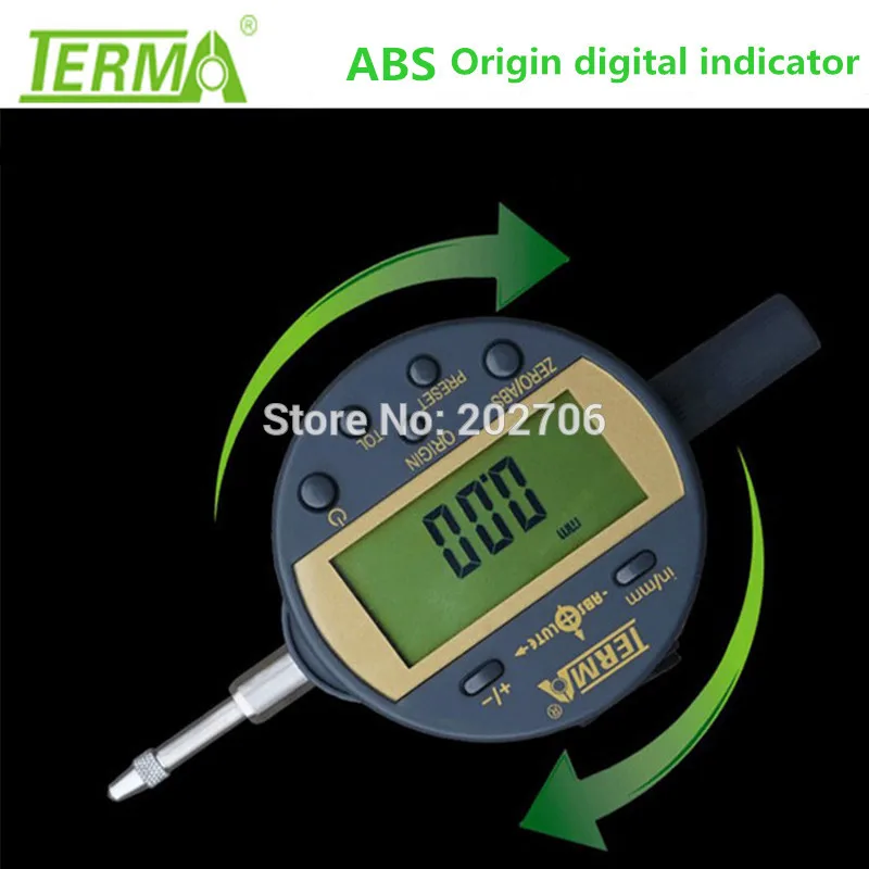 0 12.7x0.01mm ABS Origin digital indicator IP54 origin electronic dial