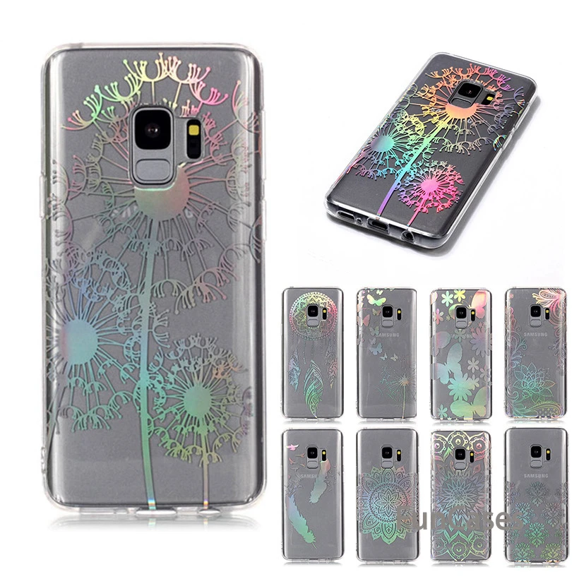 

Case For Samsung S9 Case Silicone For Samsung Galaxy S8 S9 Plus S6 S7 Edge S5 S4 S3 Soft Case Colorful Laser Shell samusng