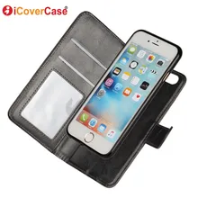 Coque for iPhone 6 Case PU Leather Flip Cover Fundas for iPhone 6s Cases Capa Carcasas Hoesjes 2 in 1 Detachable Magentic Wallet