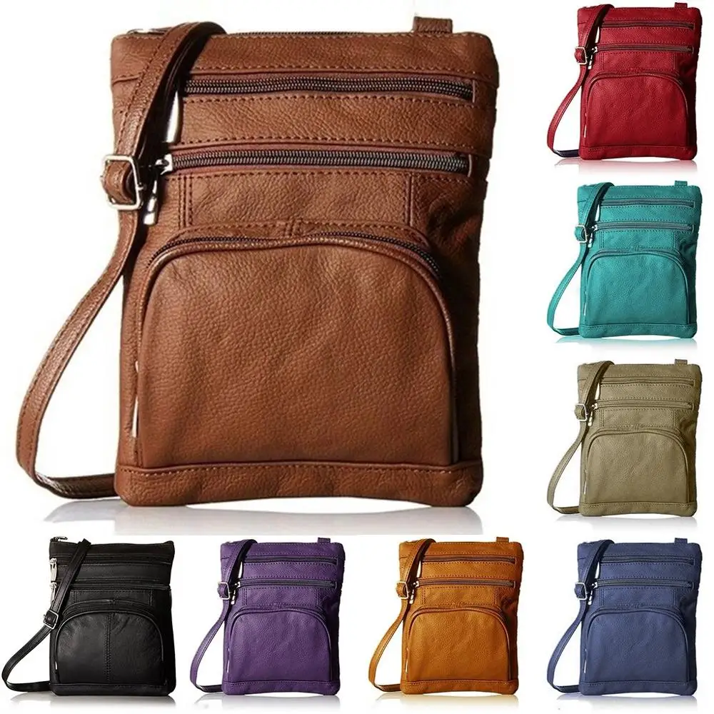 

Fashion ladies bag foreign trade leather handbag wild casual shoulder bag multi-function Messenger Plaid Crossbody Dropship Y522