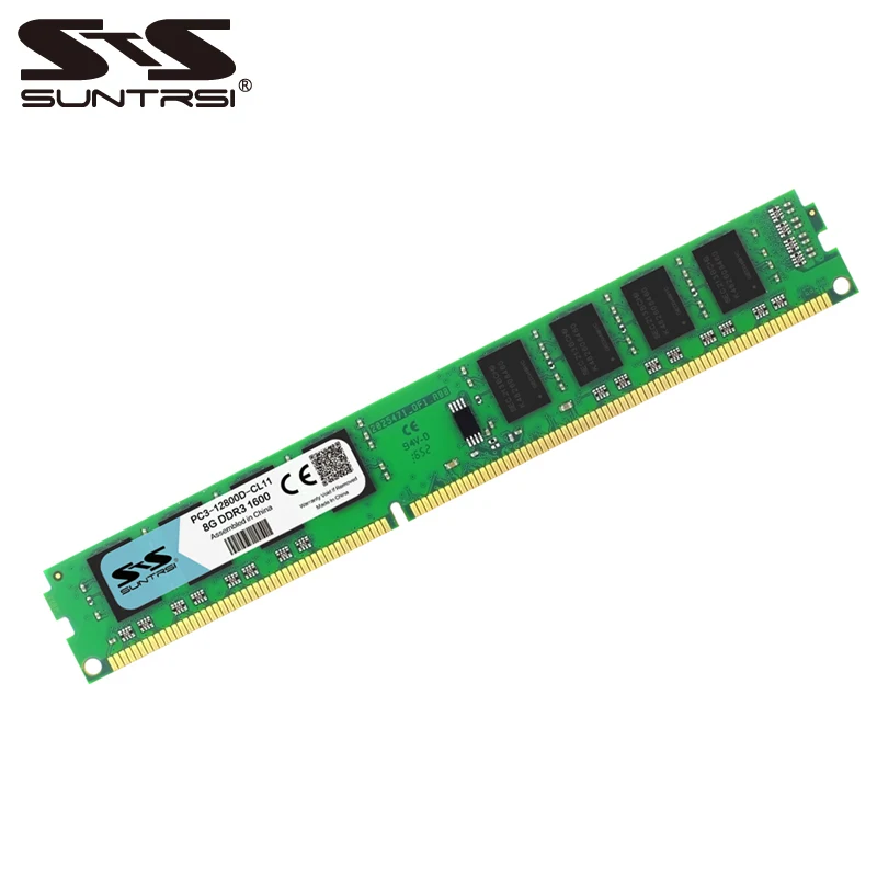 

Suntrsi DDR3 Ram 8GB 1600MHz 1333MHz 4GB For Desktop Computer 1.5V Desktop Memory 240pin