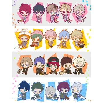 

A3 ACT ADDICT ACTORS SPRING SUMMER AUTUMN WINTER Troupe CITRON TENMA BANRI TSUMUGI SAKUYA SAKUMA Rubber Keychain