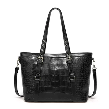 

Women Handbag PU Leather Top-Handle Bag Fashion Alligator Shoulder Bag Large Capacity Crossbody Bags For Women Bag Totes 5Colors