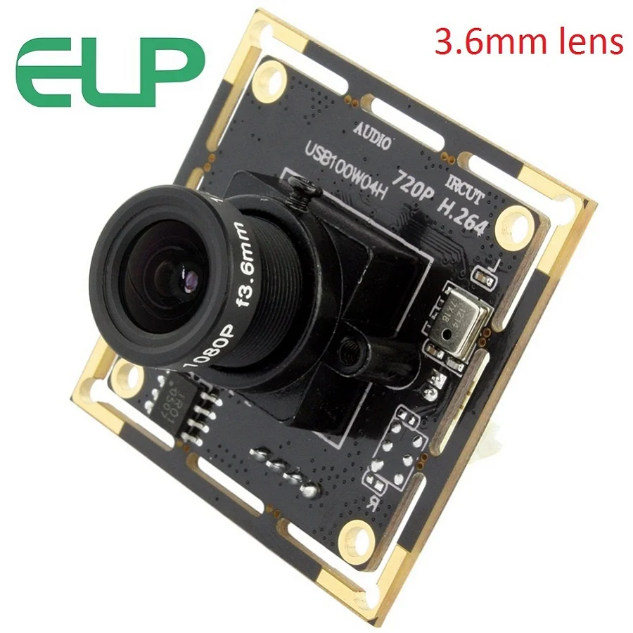camera usb ELP USB2.0 HS CMOS H.264/MJPEG/YUYV ночного видения IR Light 1080x720 p cctv плата камеры с usb-микрофон - Цвет: camera usb