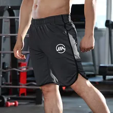 New Men Fitness Bodybuilding Shorts Man Summer Gyms Workout Male Breathable Mesh Quick Dry Sportswear Jogger Beach Short Pants