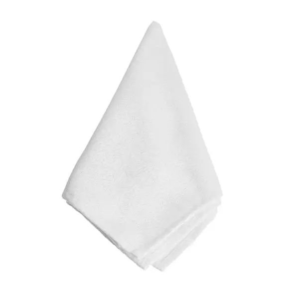 12 pcs, Fabric Table White Polyester Napkins 28X28CM,White Wedding