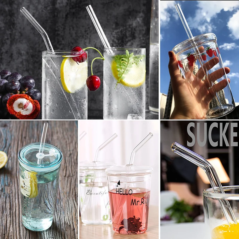 100PCS-Glass-Straws-Clear-Bent-20cm-x-8-mm-Drinking-Straws-Reusable-Straws-Healthy-Reusable-Eco (1)