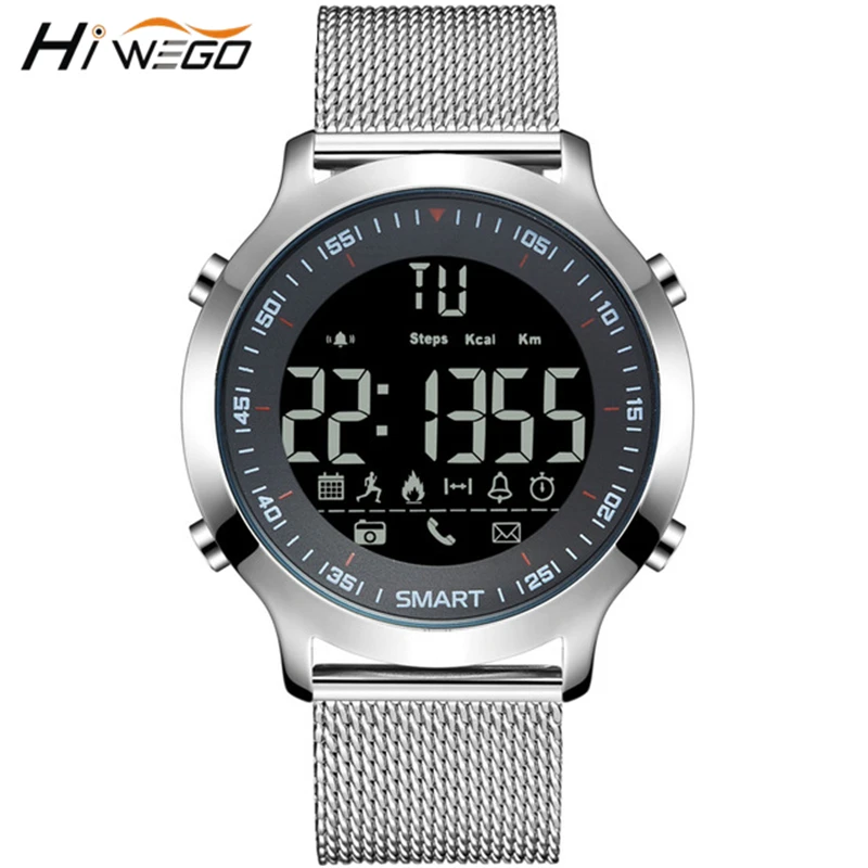 Hiwego Hiking Sports Smart Watch 5ATM Waterproof Smartwatch 365 Days Stand-by Time Wearable Devices For Android iOS Men Women