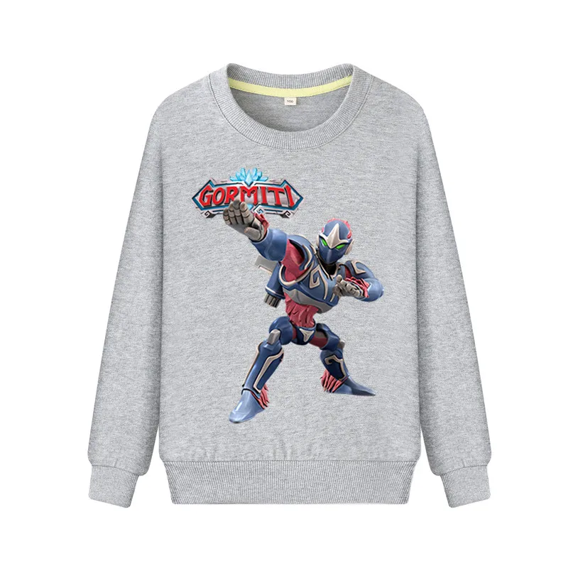 Boys Girls Kids Gormiti Hoodies Child Hot Games Print Long Sleeve Sweatshirts Baby Cotton Casual Pullover Hoodie Costume WK123 (3)