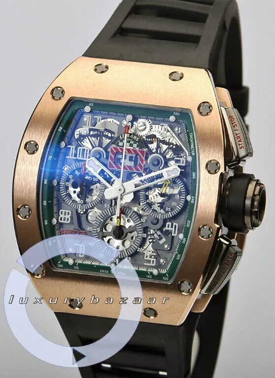 Mens Watches RM 011 Le Mans Classic Gold AAA Sports Watches Watchin