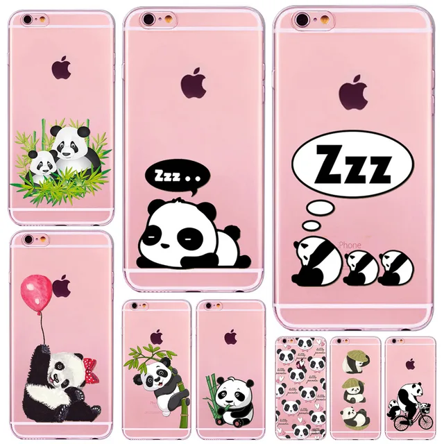 coque iphone 6 panda silicone