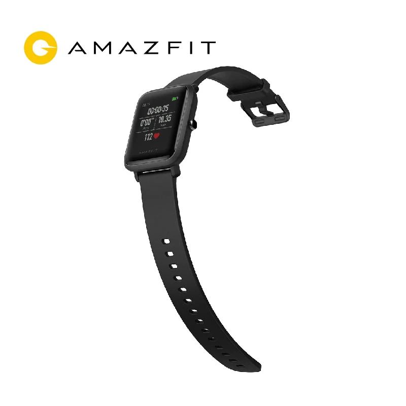 Смарт часы Amazfit Bip [английская версия] Huami GPS умные с IP68 Bluetooth 4 0 Пульс 45 дней