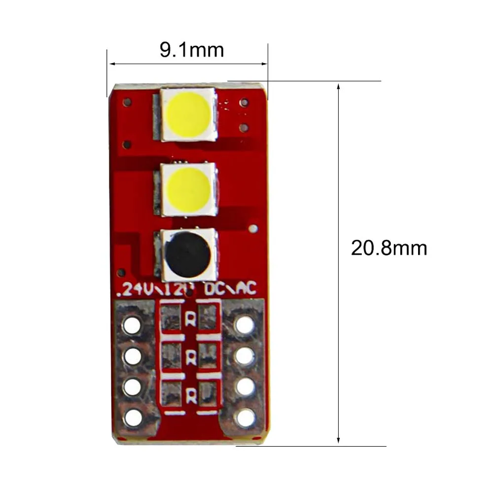 2pcs T10 LED Bulbs White 168 501 W5W LED Lamp T10 Wedge 3030 4SMD Auto Festoon Interior Lights 12V - 24V 6000K Led Lamp For Cars 2pcs T10 LED Bulbs White 168 501 W5W LED Lamp T10 Wedge 3030 4SMD Auto Festoon Interior Lights 12V - 24V 6000K Led Lamp For Cars