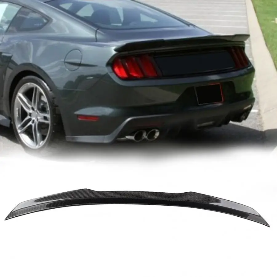 

Carbon Fiber Rear Spoiler Wing with Strong Spoiling Effect Fit for Ford Mustang GT 2015 2016 2017 2018 2019 rear spoiler car