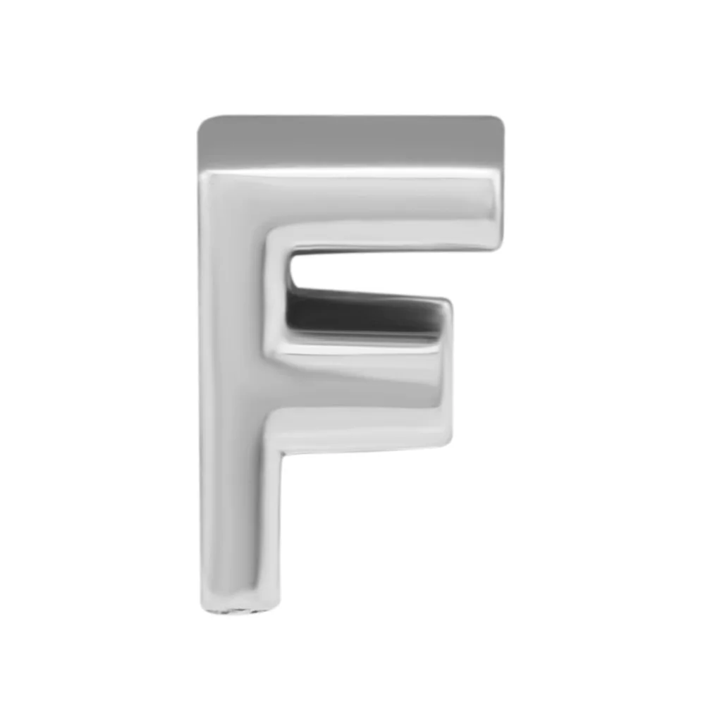 

Fits Pandora Bracelet Alphabet Charms Original Beads for Jewelry Making Letter F Charm 100% 925 Sterling Silver Jewelry L17F
