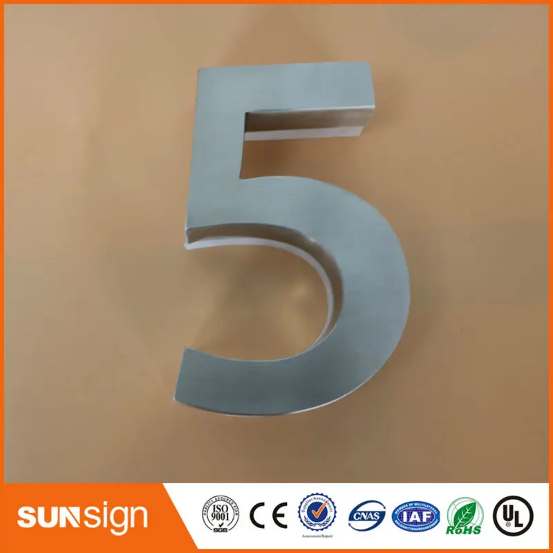 

New classical European Style Pure copper house number card Villa apartment number four digits