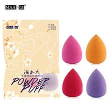 1-6 шт. лица Фонд Красота Make Up Tool оптом губкой, Puff больше в воде