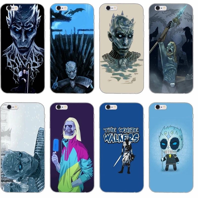 

TPU Soft phone case For Xiaomi Mi A2 6X 8 SE Pro Lite Mix 2 3 Redmi 6 6A S2 Note 6 Pro Pocophone F1 game of thrones white walker