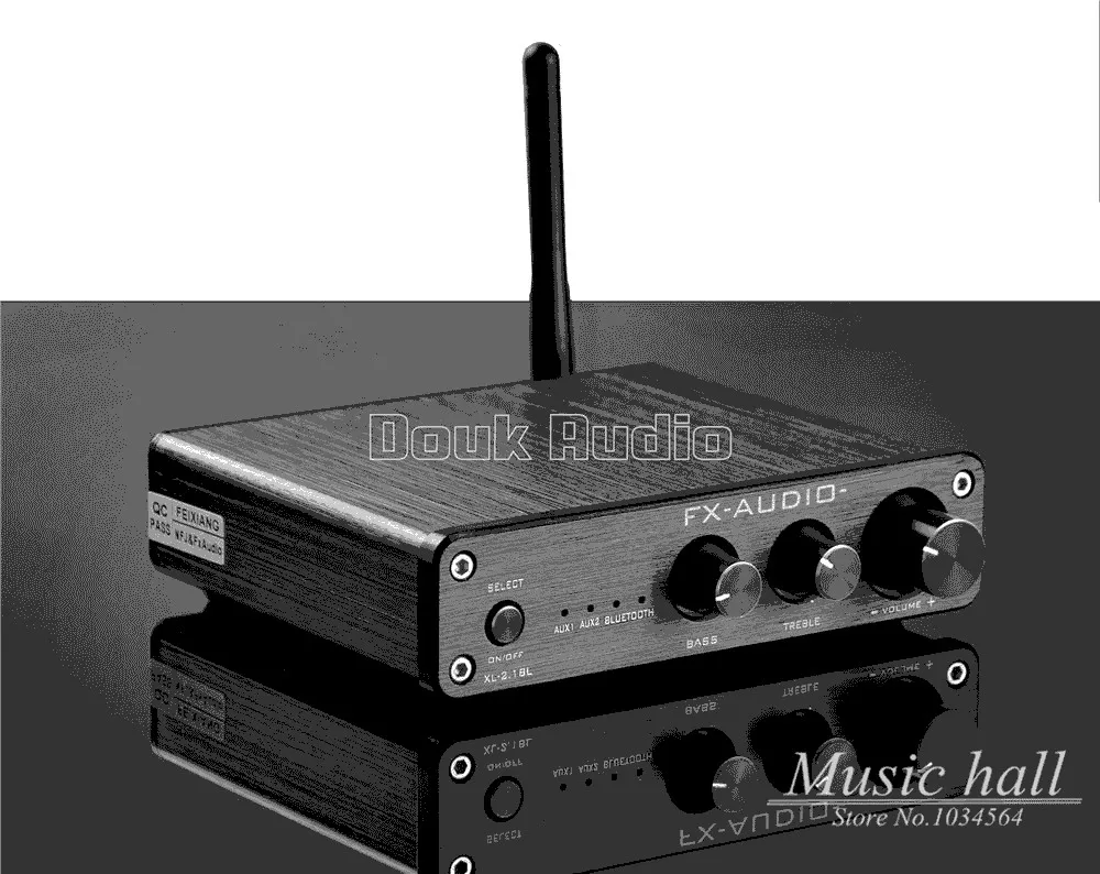

2017 New Music Hall HiFi 2.1 Channel Bluetooth 4.0 Digital Amplifier High Power Multimedia Mini Amp
