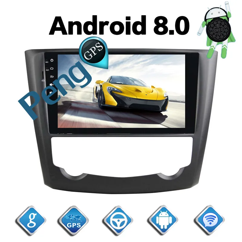 

2 Din Android 8.0 Car CD DVD Player 8Core GPS Navigation for Renault Kadjar 2015 2016 Stereo 1080P HD Screen Autoradio