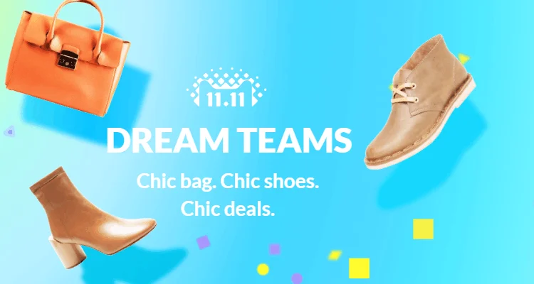 Shoes & Bags: Chic bag. Chic shoes. Chic deals. Fresh finds at up to 60% off! Only on 11.11!