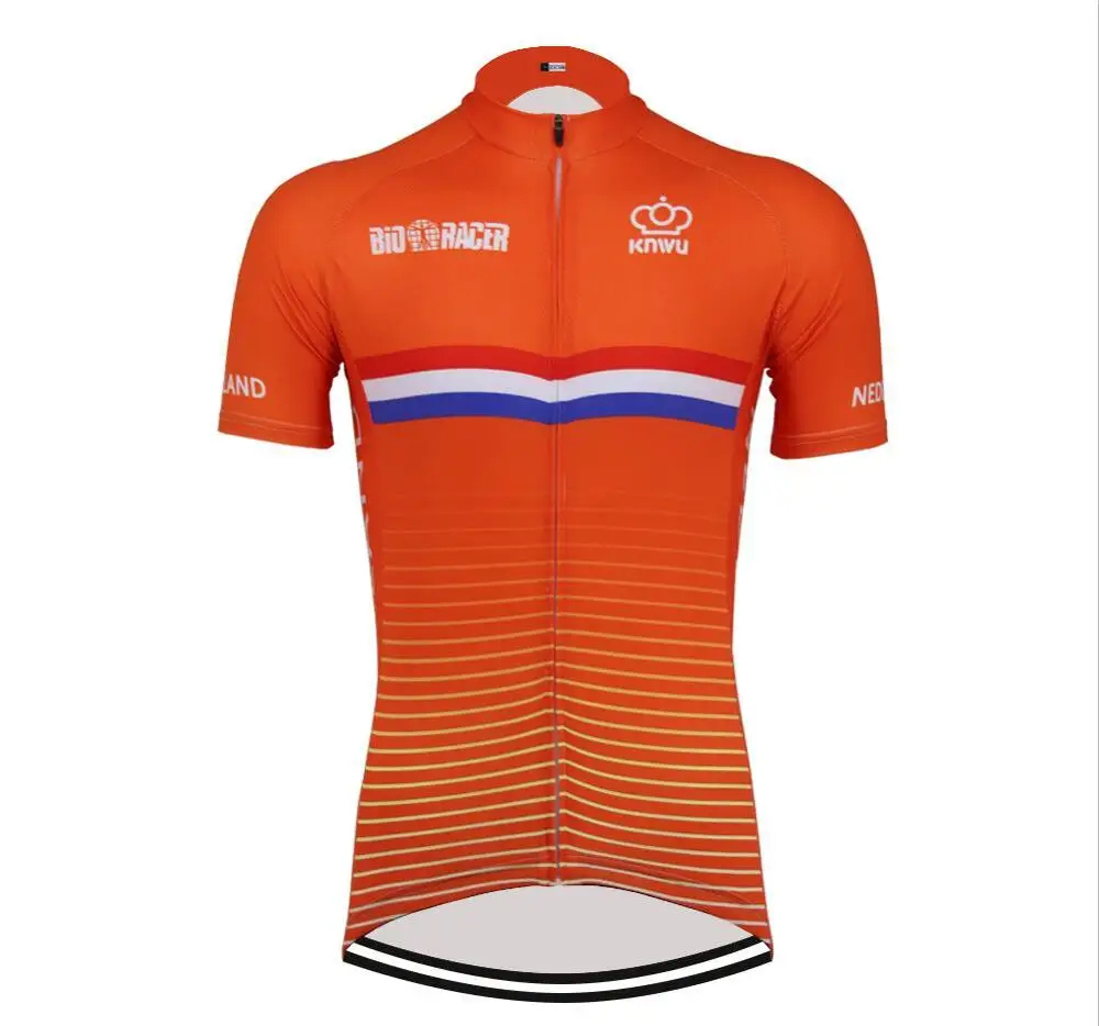 Горячая классическая ретро новая голландская велосипедная Джерси велосипедная дорожная гоночная команда шоссейная гонка короткий топ оранжевый велосипедная одежда гоночная одежда - Цвет: Photo style