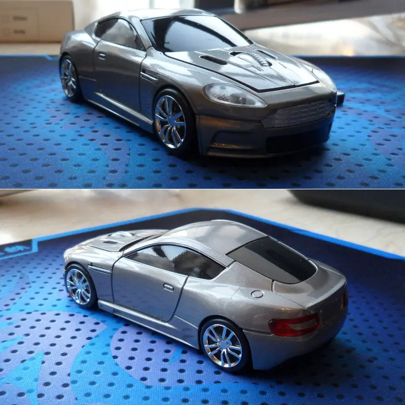 Беспроводная 3D спортивная компьютерная мышь в форме автомобиля 2 4 ГГц Usb