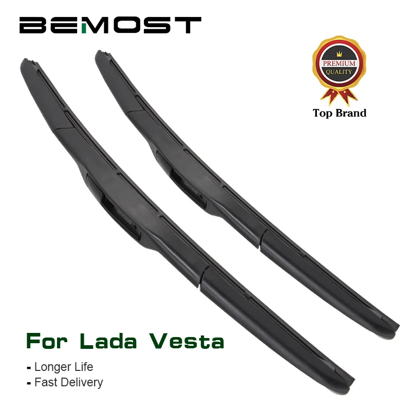 BEMOST Car Front Window Windshield Wiper Blades Natural Rubber For Lada Vesta 24\ BEMOST Car Front Window Windshield Wiper Blades Natural Rubber For Lada Vesta 24\